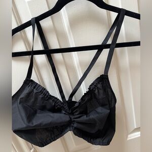 NWOT Rare Dirndl XL (16_18) Blousette, Black